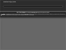 Tablet Screenshot of ownerrep.com